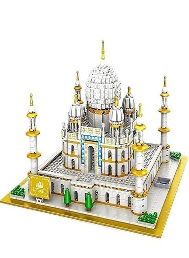 DD WORLD Taj Mahal Building Blocks Set | 2012 Pcs Nano Mini Architecture Model Kit | Iconic India Monument DIY Brick Toy for Kids & Adults | Educational Construction Gift Set - Image 1